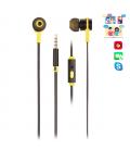Auriculares metalicos ngs crossrallyblack - tecnologia voz assistant - 20hz - 20khz - 95db - jack 3.5mm - cable 1.2m - Imagen 1
