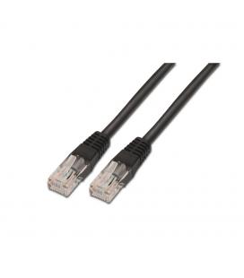 Cable de red RJ45 Cat.6 UTP AWG24. Negro. 1m. - Imagen 1