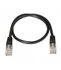 Cable de red RJ45 Cat.6 UTP AWG24. Negro. 1m. - Imagen 2