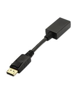 Conversor DISPLAYPORT a HDMI. DP/M-HDMI A/H. negro. 15cm