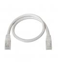 Cable de red RJ45 Cat.6 UTP AWG24. Blanco. 1m. - Imagen 2