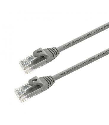 Cable de red RJ45 LSZH Cat.6A UTP AWG24. Gris. 50cm - Imagen 1