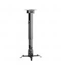 Soporte Proyector Techo/Pared. Inclinable y extensible. Negro. - Imagen 1