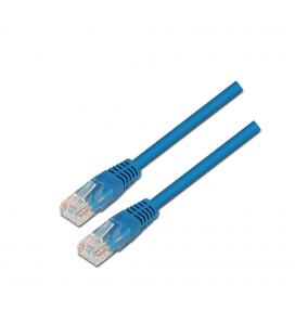 Cable de red RJ45 Cat.6 UTP AWG24. Azul. 0.5m. - Imagen 1