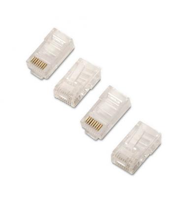 Conector RJ45 8 hilos Cat.5e AWG24 (10 Uds) - Imagen 1