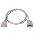 Cable SERIE Null Modem. DB9/H-DB9/H. Beige. 1.8 metros. - Imagen 2