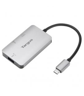 ADAPTADOR TARGUS USB-C A 1xHDMI Y 1xUSB 3.0 PLATA - Imagen 1