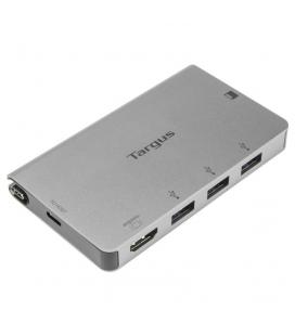ADAPTADOR TARGUS USB-C A 1xHDMI Y 3xUSB 3.0 LECTOR SD/ MICROSD PLATA - Imagen 1
