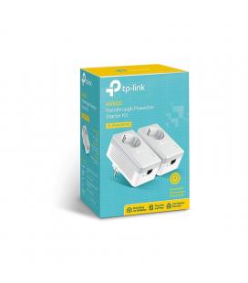KIT ADAPTADORES PLC/POWERLINE TL-PA4010PKIT - PACK 2 UDS - 500MBPS - 300RJ45 - TOMA