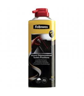 Spray de aire a presión fellowes 9974804 - 200ml - invertible - uso en múltiples posiciones y ángulos - libre de hfc /