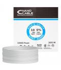 Bobina de cable nanocable 10.20.0304 - rj45 - cat5e - utp - awg24 - 305m - gris - Imagen 17