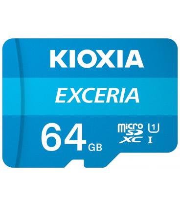 MICRO SD KIOXIA 64GB EXCERIA UHS-I C10 R100 CON ADAPTADOR - Imagen 1