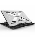 Soporte - base de refrigeracion conceptronic para portatiles hasta 15.6pulgadas aluminio gris - Imagen 1