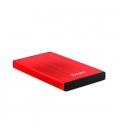 CAJA EXTERNA 2.5 USB3.2 SATA TOOQ ALUMINIO ROJO - Imagen 10