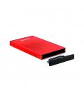 CAJA EXTERNA 2.5 USB3.2 SATA TOOQ ALUMINIO ROJO - Imagen 11