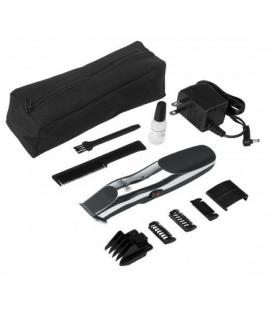 Cortabarbas wahl groomsman - 3 accesorios corte - 4 peines guía - cuchillas autoafilables - largo corte sin guía 0.7mm - uso