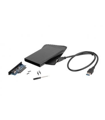 CAJA EXTERNA NATEC RHINO DISCO DURO 2,5" USB 2.0 SATA NEGRA - Imagen 1