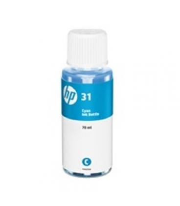 Botella tinta hp 31 cian 70ml 8000 paginas - Imagen 1