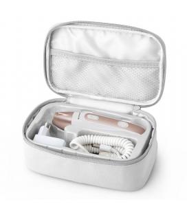 Set de manicura orbegozo 5600 - 5 velocidades - 7 accesorios - luz led - funciona conectado a la red - incluye neceser para