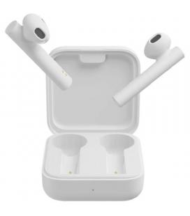 Auriculares bluetooth xiaomi mi true wireless earphones 2 basic white - bt5.0 tws - drivers 14.2mm - estuche de carga - usb