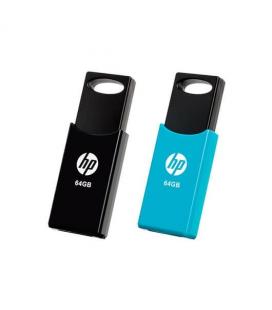 PENDRIVE HP 64GB USB 2.0 V212W NEGRO/AZUL PACK 2