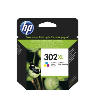 CARTUCHO DE TINTA COLOR HP Nº302XL - 330 PÁGINAS - PARA OFFICEJET 3830 / 3832 / 3630 / DESKJET 1110 / 2130 / ENVY 4520 / 4650