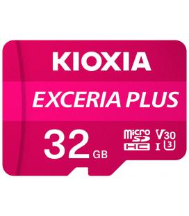 Tarjeta memoria micro secure digital sd kioxia 32GB exceria plus uhs-i c10 r98 con adaptador