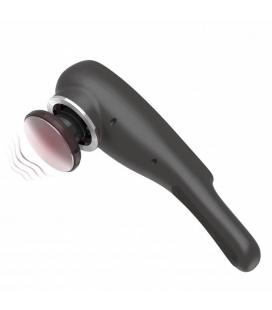 Masajeador con temperatura woxter fit care black - 6 cabezales intercambiables - botones táctiles - 3 modos vibración - 6
