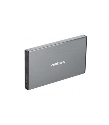 CAJA EXTERNA NATEC RHINO GO DISCO DURO 2,5" USB 3.0 SATA GRIS - Imagen 1