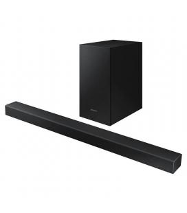 Barra de sonido samsung hw-t420 dolby digital 2.1 bluetooth (2020) - 150w - subwoofer pasivo - bt4.2 - usb - optical in - mando 