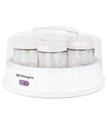 Yogurtera orbegozo yu 2350 - 15w - capacidad para 7 yogures - tapa transparente - interruptor encendido/apagado - Imagen 1