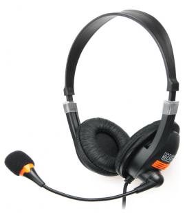 AURICULARES NATEC DRONE CON MICROFONO NEGROS - Imagen 1