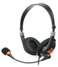 AURICULARES NATEC DRONE CON MICROFONO NEGROS - Imagen 1