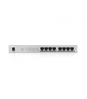 HUB SWITCH 8 PTOS ZYXEL 10/100/1000 GS1008-HP PLATA - Imagen 1