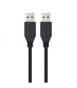 Nanocable Cable USB 3.0, tipo A/M-A/M, Negro, 1m - Imagen 1