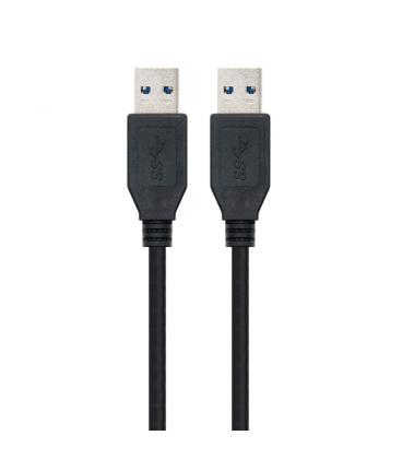 Nanocable Cable USB 3.0, tipo A/M-A/M, Negro, 1m - Imagen 1