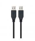 Nanocable Cable USB 3.0, tipo A/M-A/M, Negro, 1m - Imagen 1