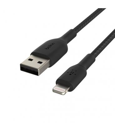 CABLE LIGHTNING BELKIN BOOSTCHARGE MACHO A USB/ A MACHO 1M TRENZADO - Imagen 1