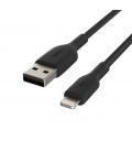 CABLE LIGHTNING BELKIN BOOSTCHARGE MACHO A USB/ A MACHO 1M TRENZADO - Imagen 1