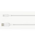 CABLE LIGHTNING BELKIN BOOSTCHARGE MACHO A USB/ A MACHO 1M BLANCO TRENZADO - Imagen 1