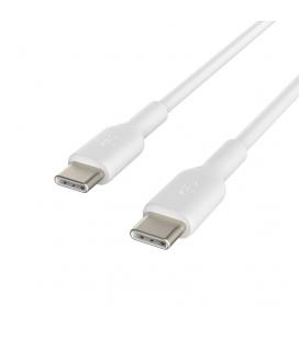 CABLE USB BELKIN BOOSTCHARGE TIPO C MACHO A TIPO C MACHO 1M BLANCO - Imagen 1