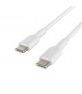 CABLE USB BELKIN BOOSTCHARGE TIPO C MACHO A TIPO C MACHO 1M BLANCO - Imagen 1