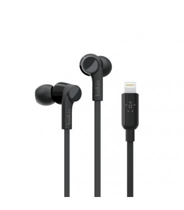 AURICULARES BELKIN ROCKSTAR NEGRO CONEXION TIPO C - Imagen 1