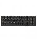 Teclado con cable ngs funky v3 - 12 teclas multimedia - resistente a derrames - plug and play - cable 1.4 metros - usb - Imagen 