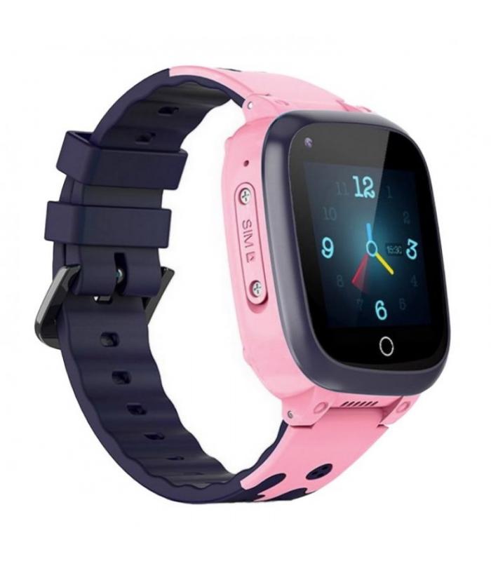 Reloj inteligente con localizador para niños innjoo kids watch 4g pink -  pantalla 3.30cm - gps/lbs/wifi - termómetro