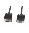 CABLE LANBERG VGA MACHO HEMBRA FERRITA NEGRO 3 M - Imagen 1
