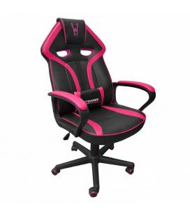 Silla gamer woxter stinger station alien pink - piston clase 4 - eje de acero - reposabrazos - cojín lumbar - 5 ruedas - hasta -
