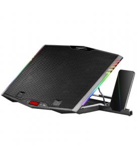 Soporte refrigerante mars gaming mnbc5 - para portátiles hasta 17.3'/43.9cm - 6*ventiladores - iluminación rgb - soporte - Image