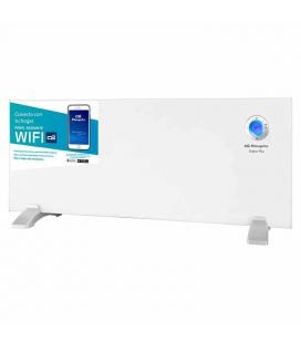 Panel calefactor radiante con wifi orbegozo rew 2000 - 2000w - display digital - control táctil - mando a distancia - soporte