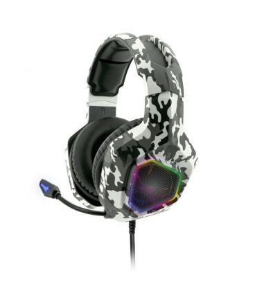 Auriculares gaming con micrófono spirit of gamer elite-h50/ camuflaje ártico - Imagen 1